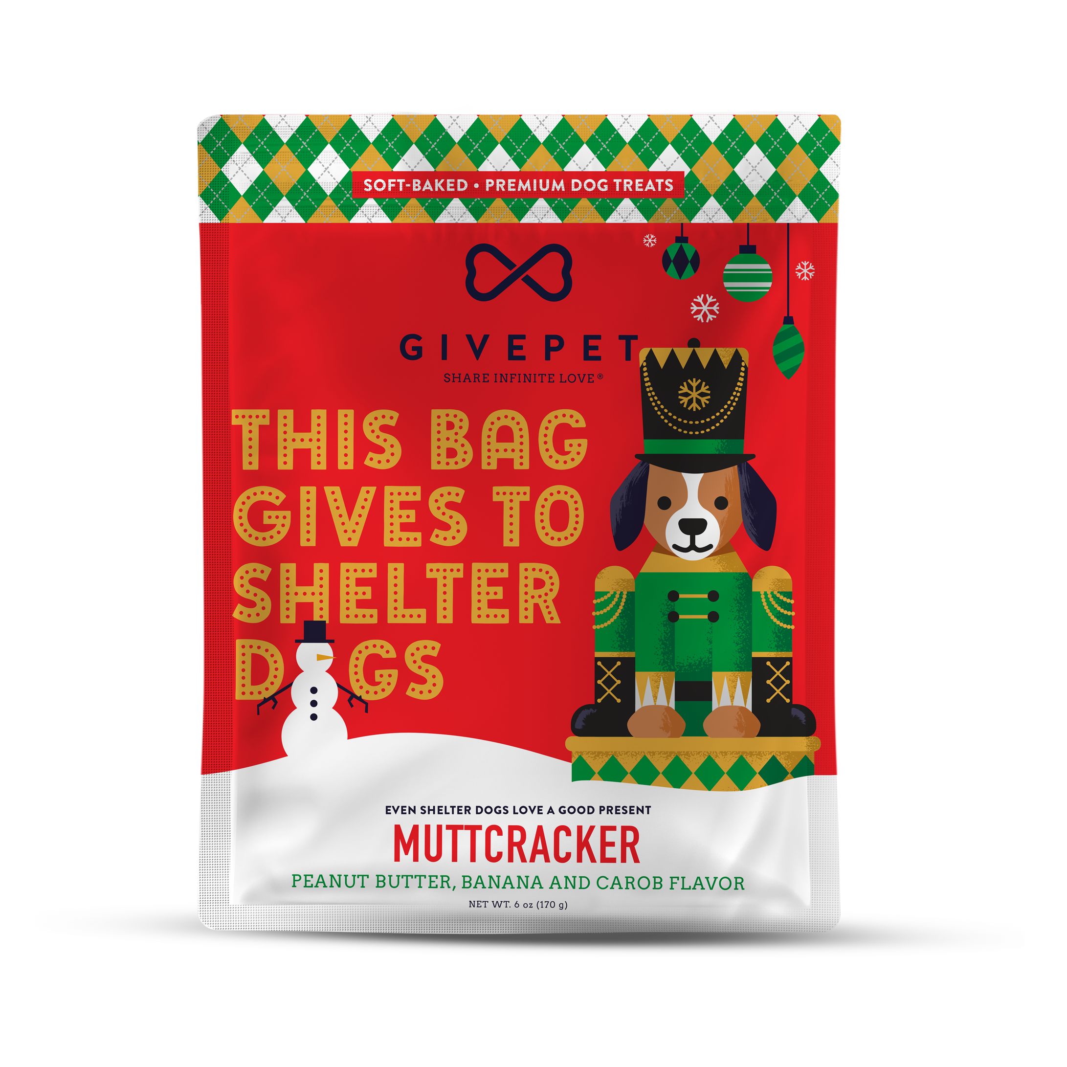 GivePet Muttcracker Christmas Dog Treats